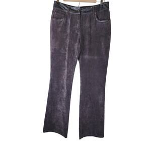 REBA Brown Tight Corduroy Mid-Rise Bootcut 70s Vibe Western Stretch Pants SZ 6
